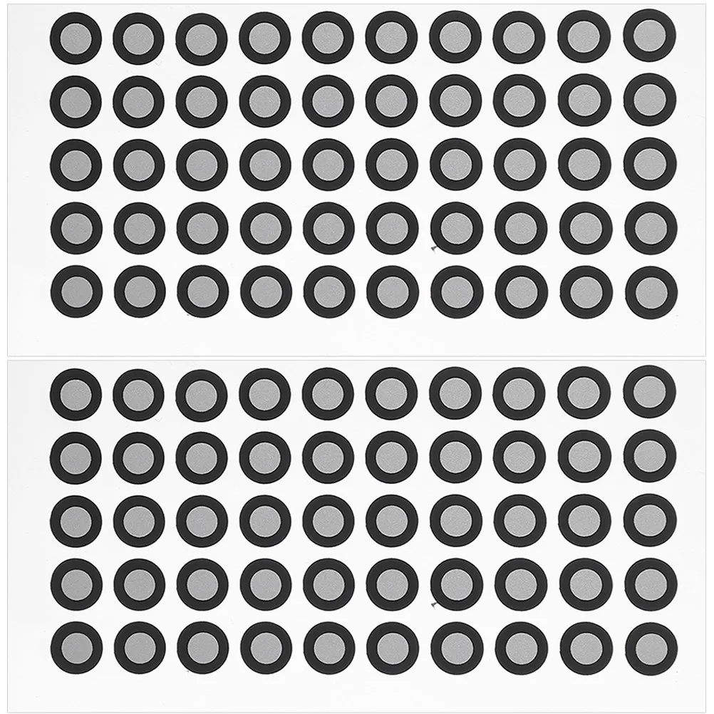 

2 листа премиальной светоотражающей пленки для 3D-сканера: высокоточные маркеры для позиционирования, цели для 3D-сканирования