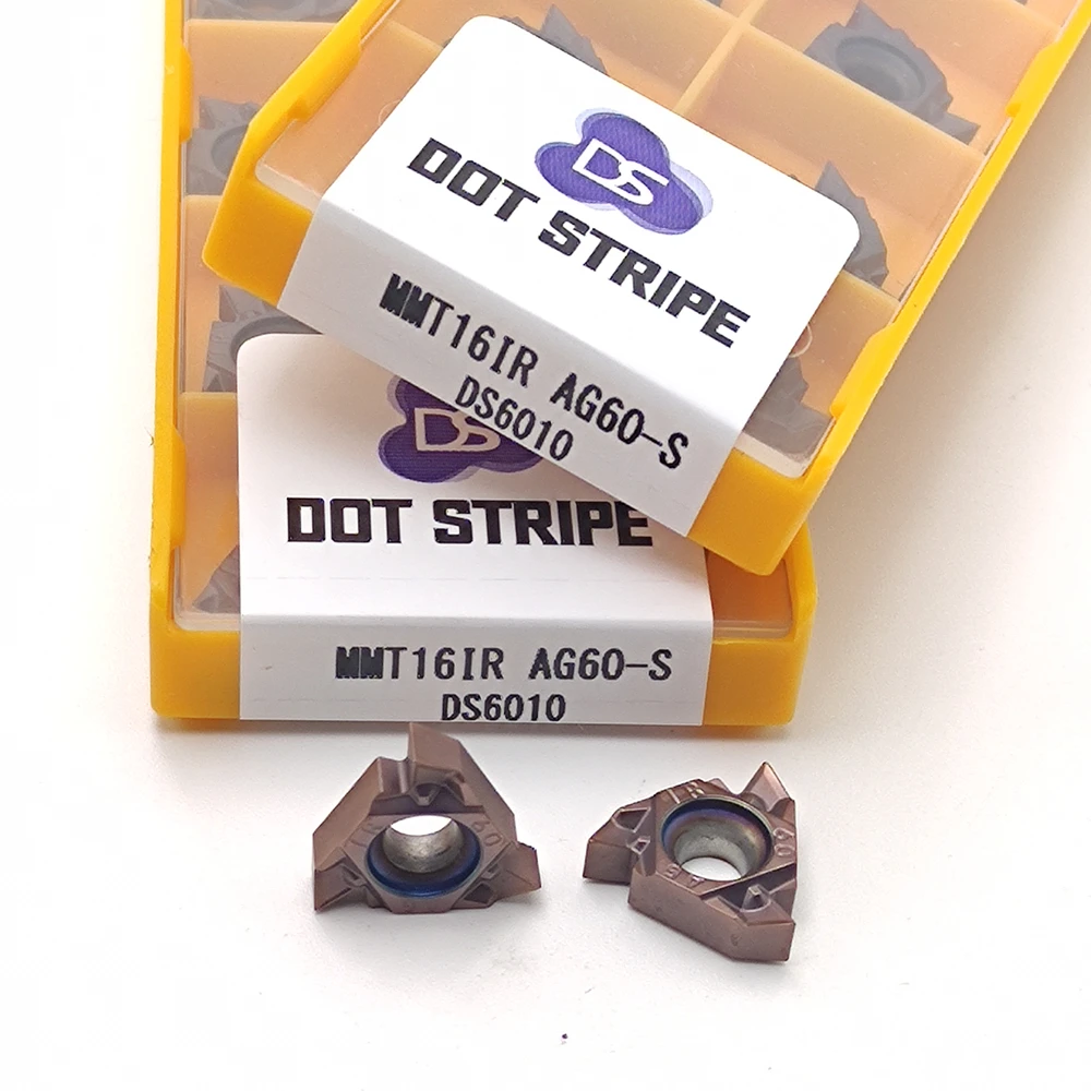 Inserto filettato MMT 16IR 16ER AG60-S Inserto in metallo duro pressato Utensile per tornitura Parti per tornitura di macchine utensili CNC