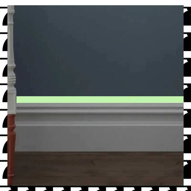 A44U Luminous Band Baseboard Wall Sticker Living Room Decor Bedroom Home Decoration DIY Strip Wallpaper