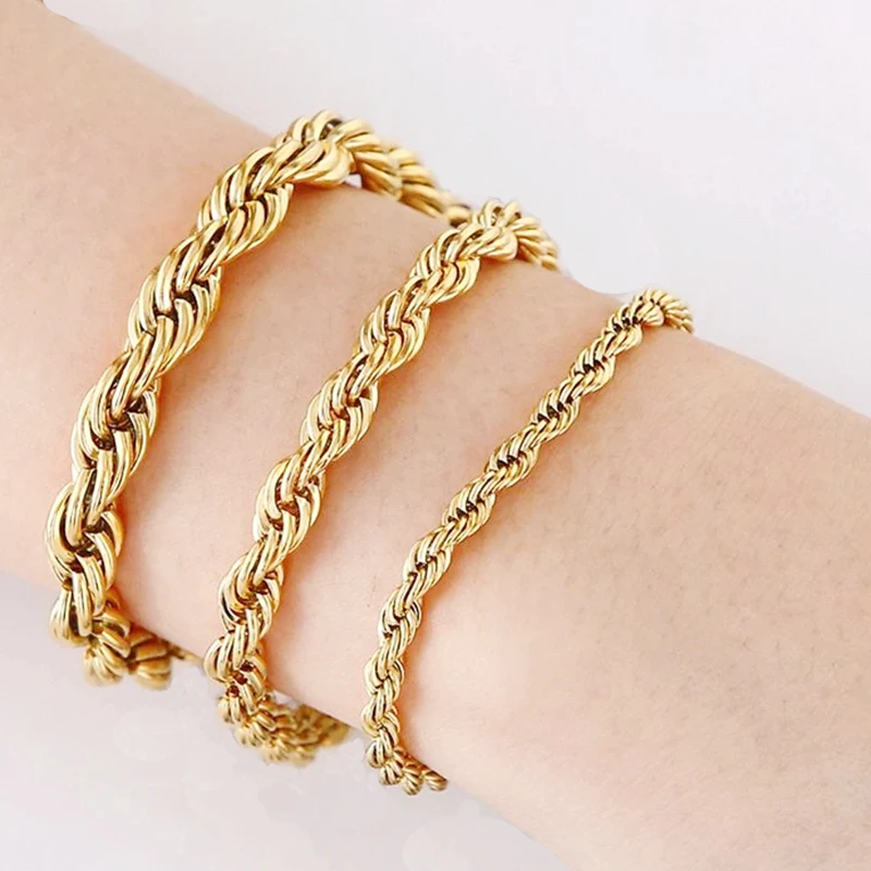 4/6/8Mm Punk 18K Go…