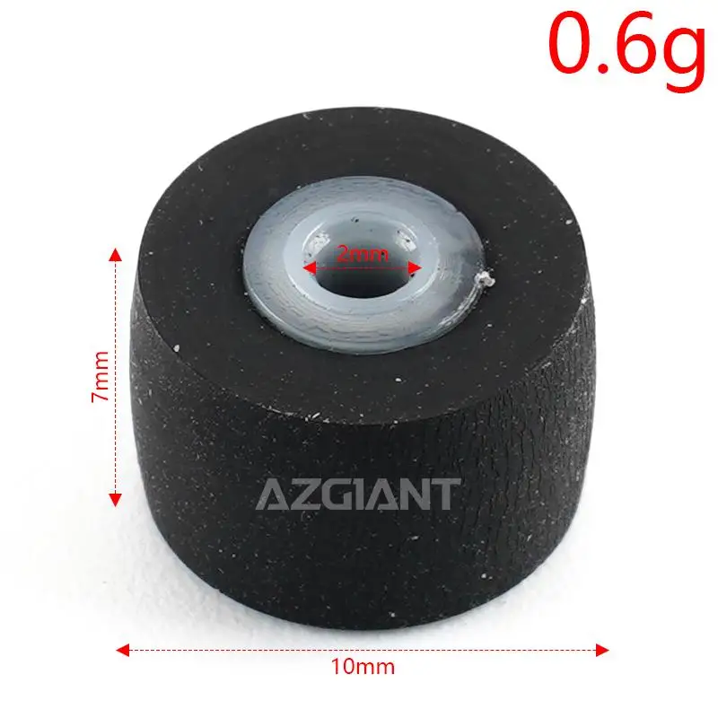 10pcs Pinch Roller 10mmx7mmx2mm Car Retractor Press Belt Pulley Audio Pressure Recorder Cassette Deck Tape Card Seat
