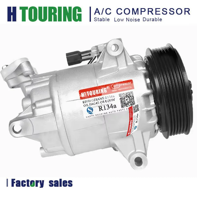 

AC Compressor for Nissan Qashqai 2.0 Dualis 2.0L 2007-2012 8200421255 8200688814 8200892677 92600-JD200 92600-JD200A 92600BR20A