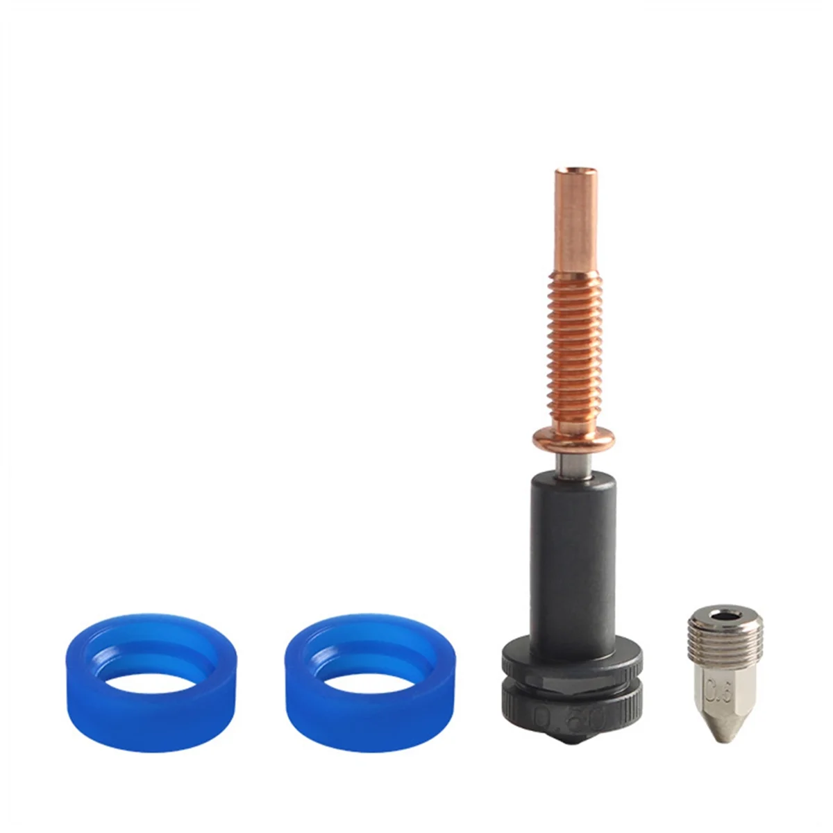 Upgraded High Flow 0.6mm Nozzles Hardened Steel/Copper/Titanium /TC4 Material for REVO Hotends 3D Printer