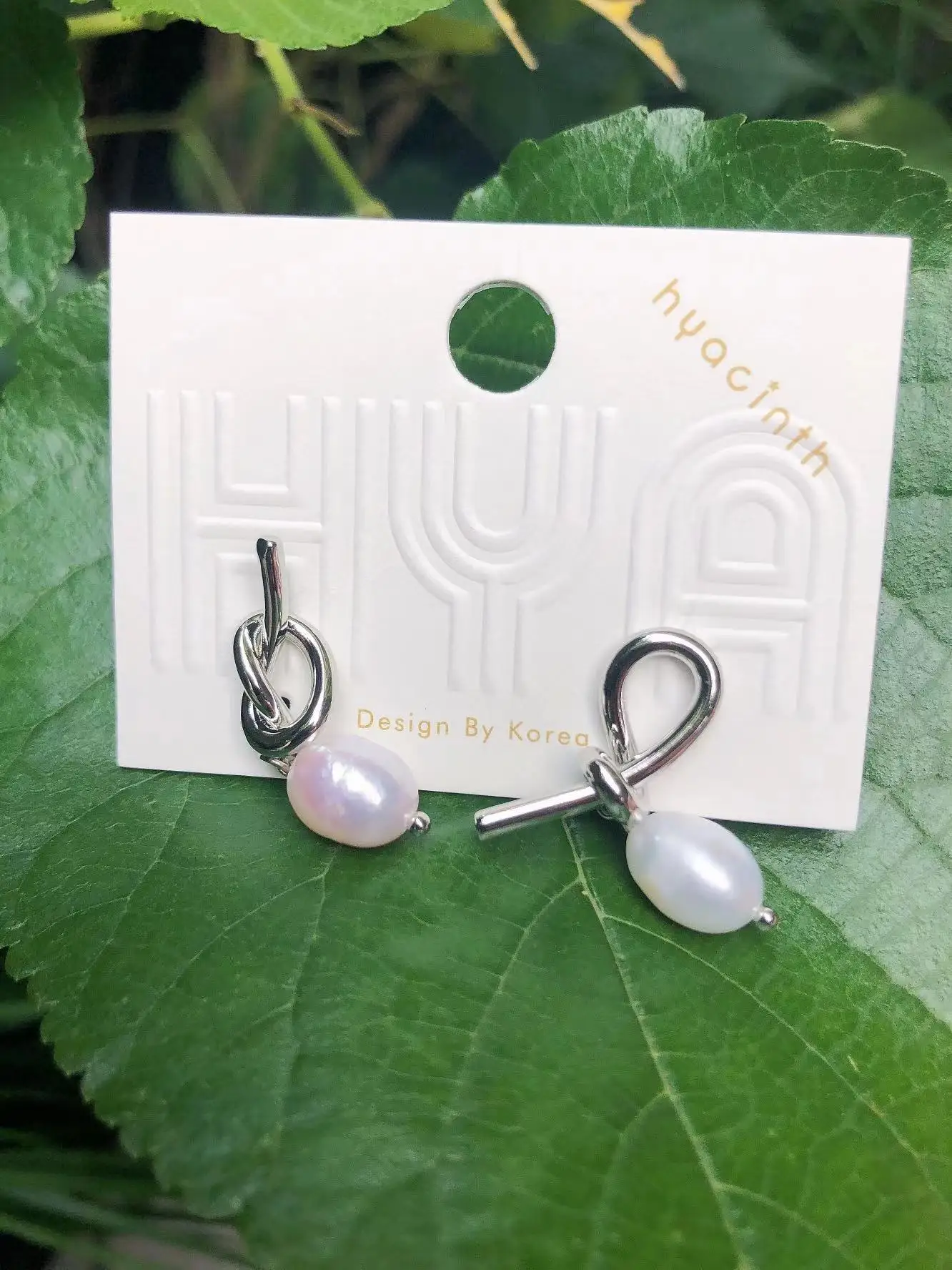 S925 Silver Needle Natural Pearls Asymetric Drop Earring Knotted Hollow Baroque Pearl Hanging Elegant Vintage Dangle HYCINTH