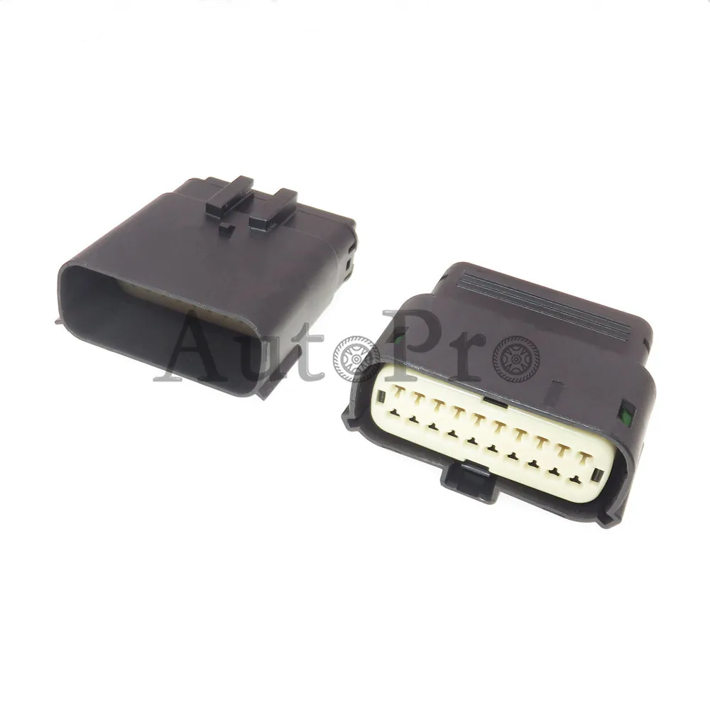 1 Set 20 Way Automobile Connector For Buick 33482-2132 33472-2001 Car Cable Harness Socket AC Assembly Headlight Waterproof Plug