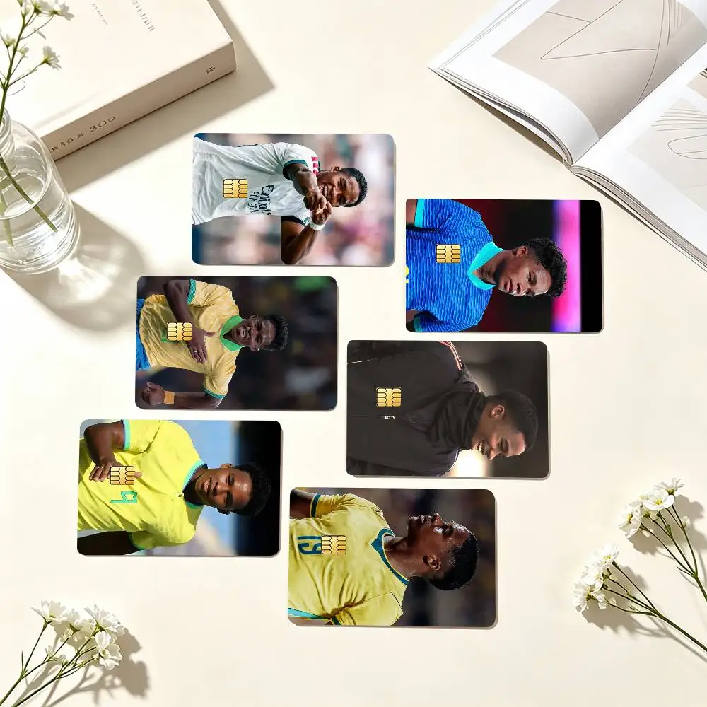 E-Endrick Football Player Credit Card HD Stickers Game Card Decal Small Chip Waterproof Sticker Gift