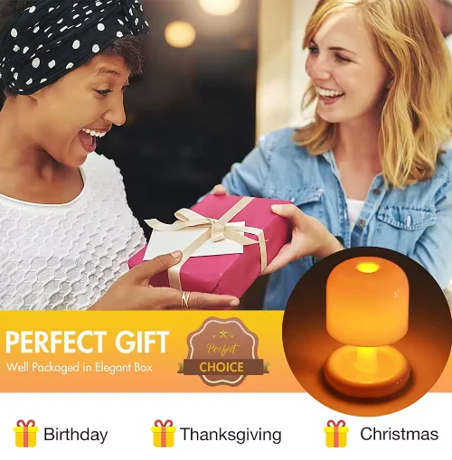 Грибная мини-лампа с индукционным дизайном