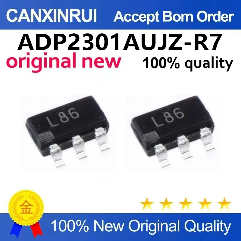 （5pcs-10pcs）Original genuine ADP2301AUJZ-R7 silk screen L86 SOT23-6 voltage reducing switch regulator chip
