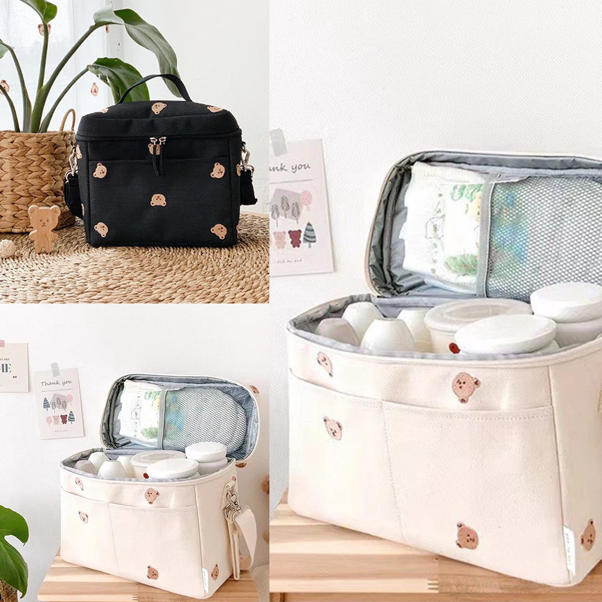 Multi-Functional Cosmetic Bag Outdoor Travel Organization Makeup Storage Cases Compartments Bag Waterproof Storage Accessories