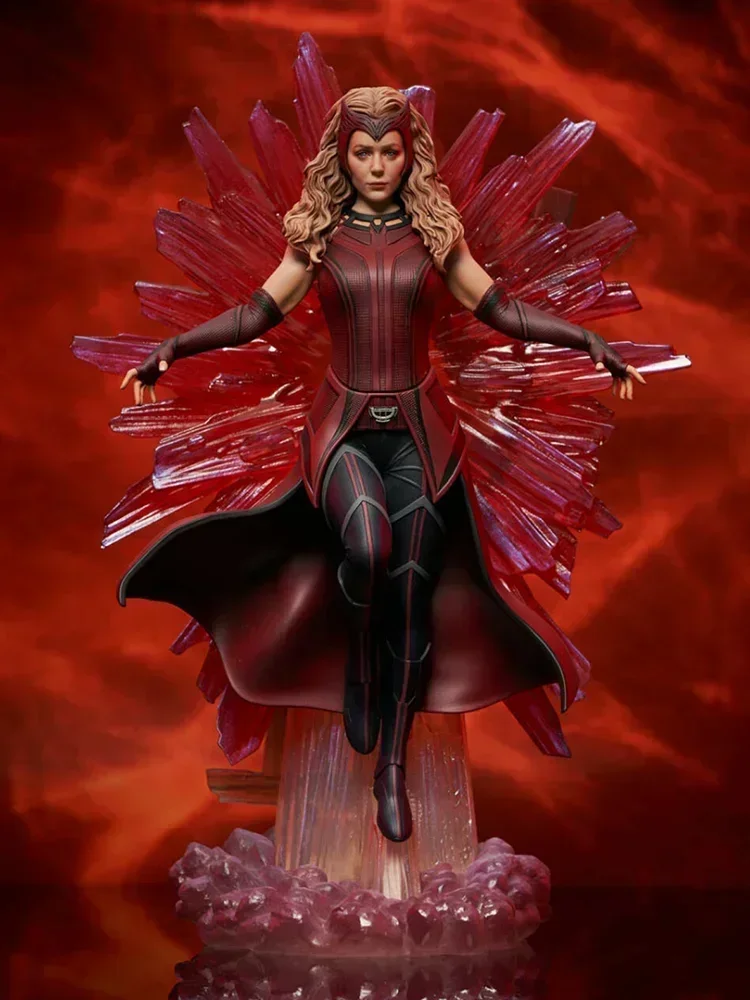 

Dst Marvel Art Gallery Series Scarlet Witch10-Inch Action Figure Collection Model Toy Anime Peripheral Doll Kids Gift
