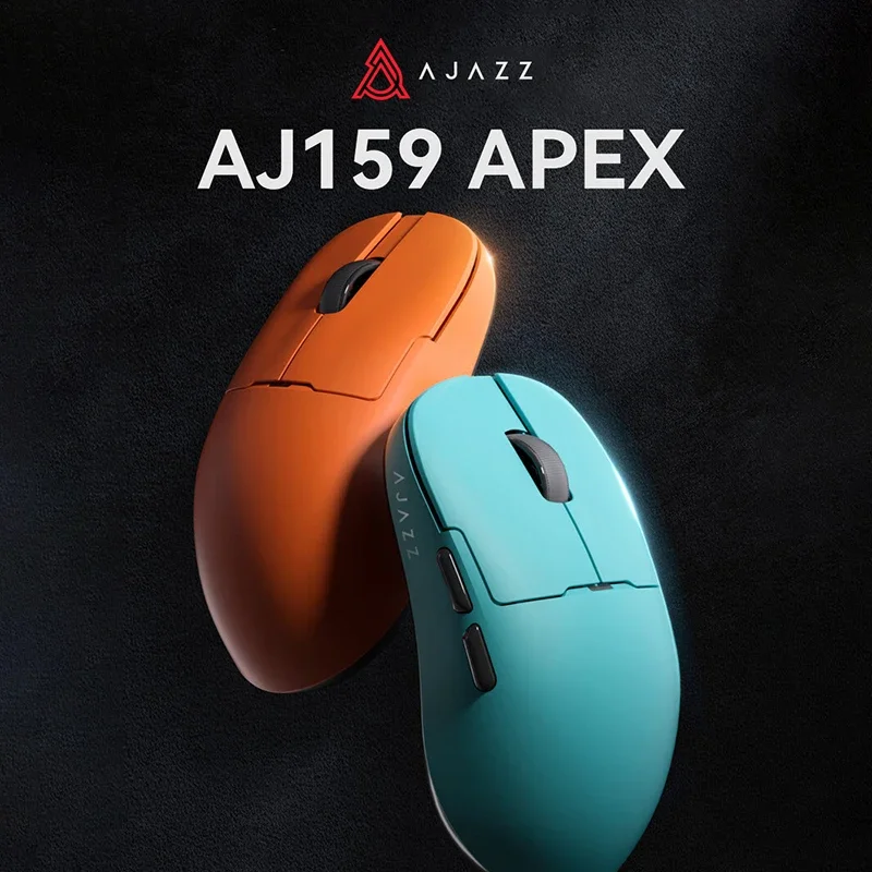 AJAZZ AJ159 APEX Wireless Mouse Three Mode PAW3950 Sensor Charging Base 400mAh 8K FPS Gaming Mouse Lightweight Pc Gamer Mac Gift