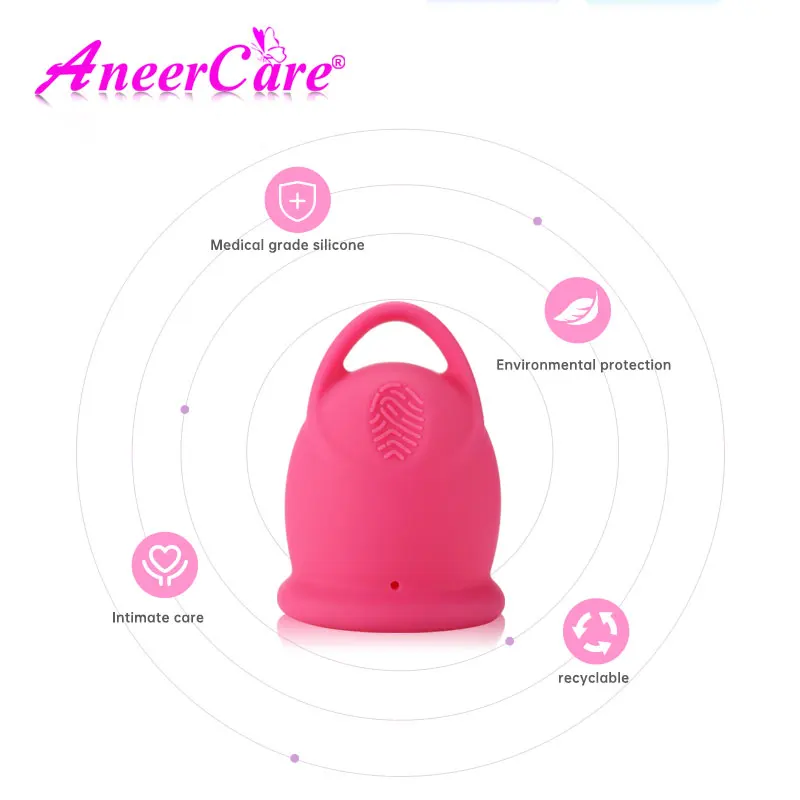 2023 New Silicone Cup Set Women's Menstrual Supplies Available Comfortable Menstrual Collector Menstrual Cup Women's Health Care