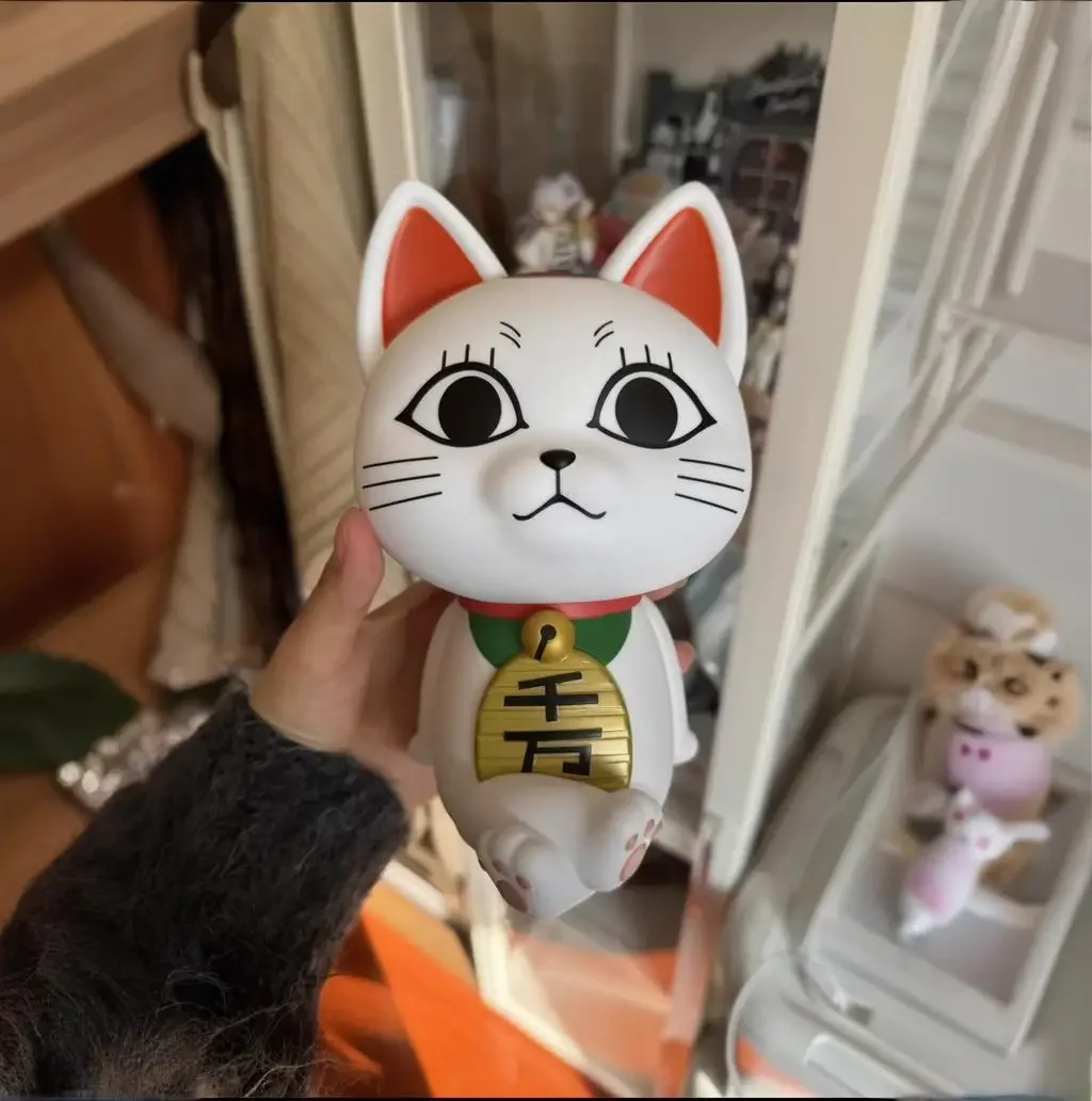 17cm dandadan anime figura turbo vovó figura poupança pote kawaii gato modelo periféricos figura de ação ornamento presente aniversário brinquedos