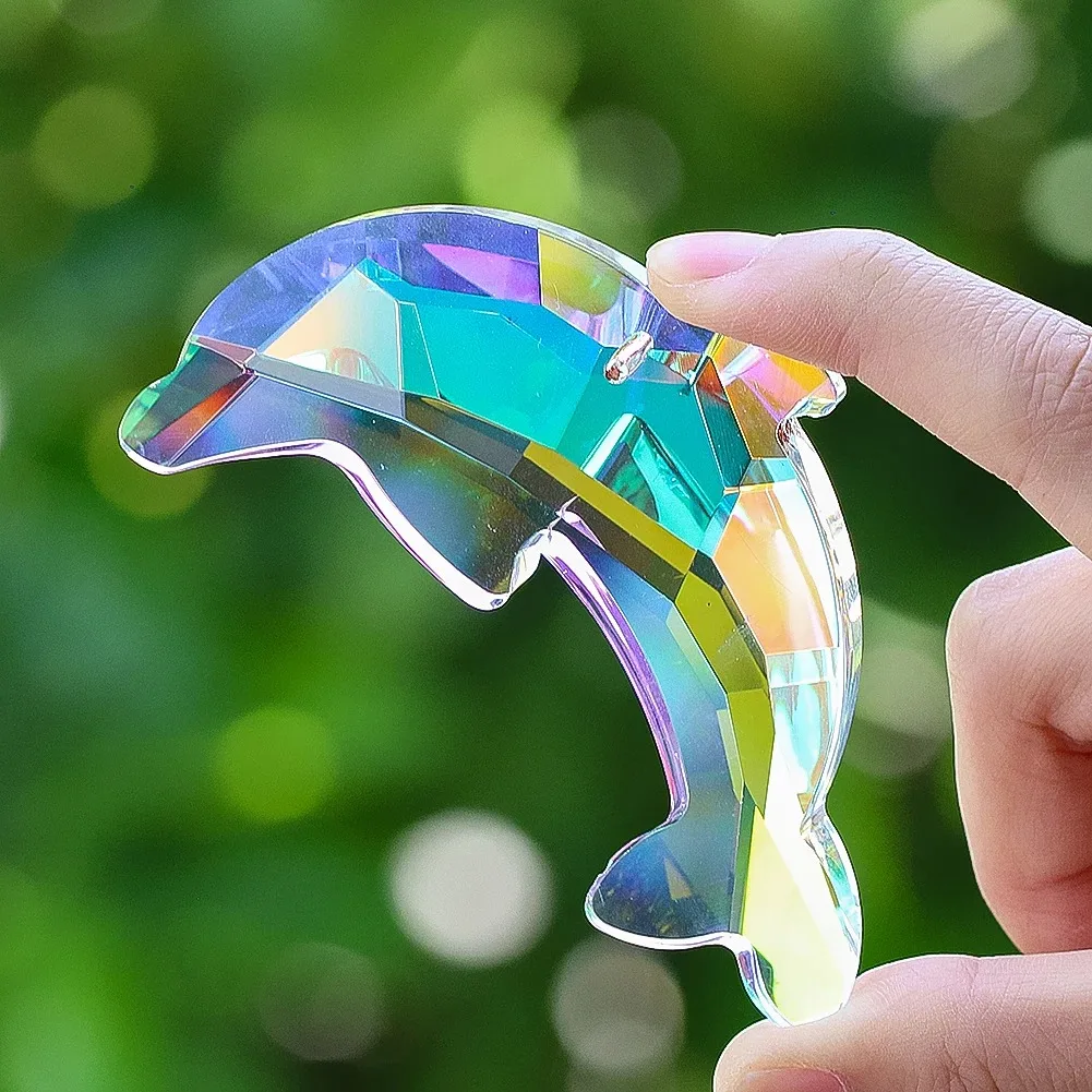 Sun Catcher Window Prism Pendant, Crystal Rainbow Manufacturing Garden Hanging Ornament, Home, Garden Art Decoration