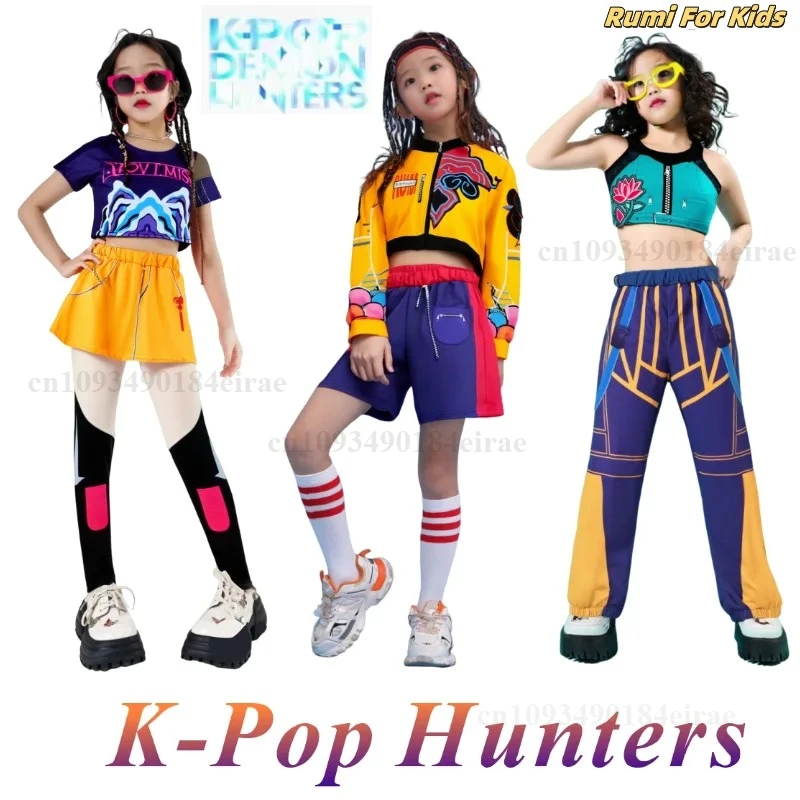 

Anime K-Pop Mira Rumi Zoey Cosplay Costumes Girl Halloween Stage 3D Printed Pattern Role Play Clothes
