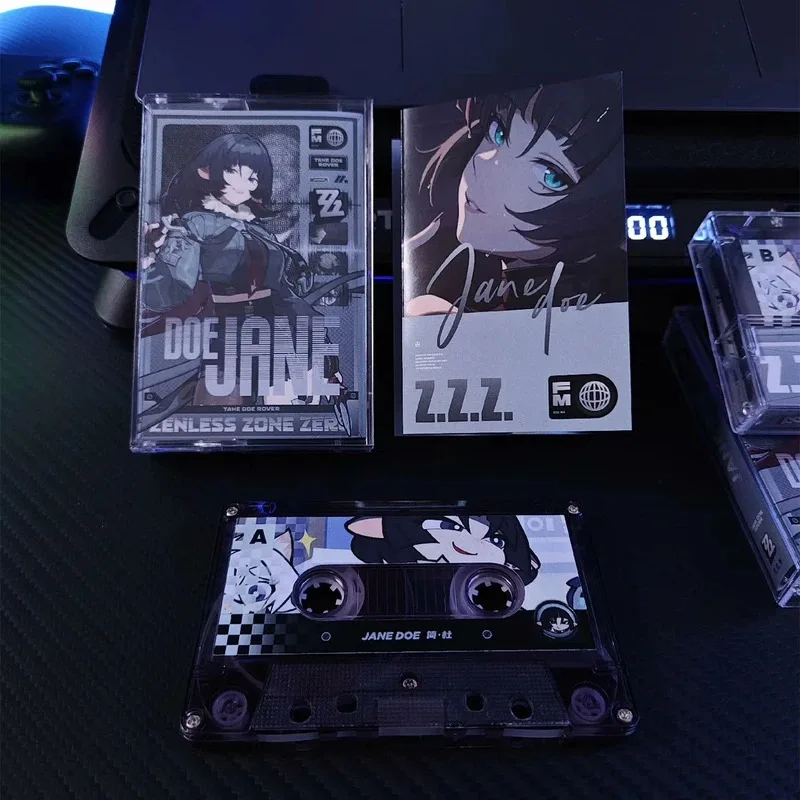 Game Zenless Zone Zero Jane Doe Music Tape Greatest Hits OST Album Cassette Cosplay Recorder Walkman Soundtracks Box Party Music