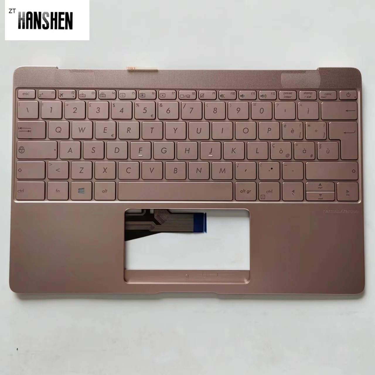 HANSHEN IT FR JP GR US Keyboard Palmrest For Asus ZenBook UX390 UX390UA UX390U Laptop Keyboards 90NB0CZ2 R31K01 90NB0CZ1-R31BG1