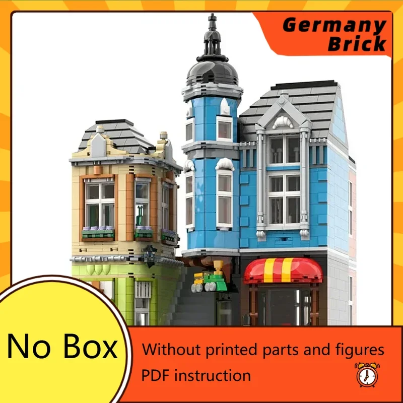 

Technical Moc Bricks Street View Model Toys Center Townhouse Modular Building Blocks Gifts Toys For Children DIY Sets Assembling
