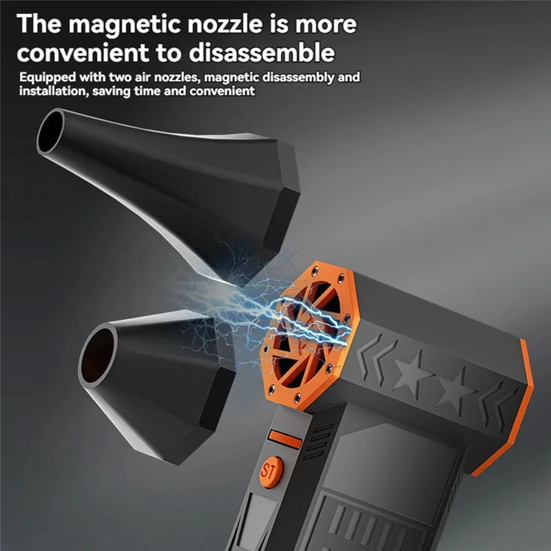SANQ Handheld Turbo Jet Fan 130000RPM High Power Air Blower Violent Turbo Fan Air Dust Blower With Vacuum Kits