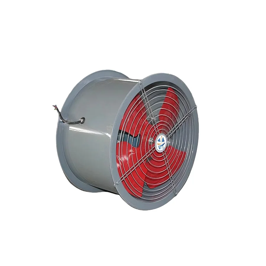 

Commercial Warehouse 220V Electric Explosion-Proof Carbon Steel Low Noise Factory Exhaust Ventilation 220V Power Axial Duct Fan