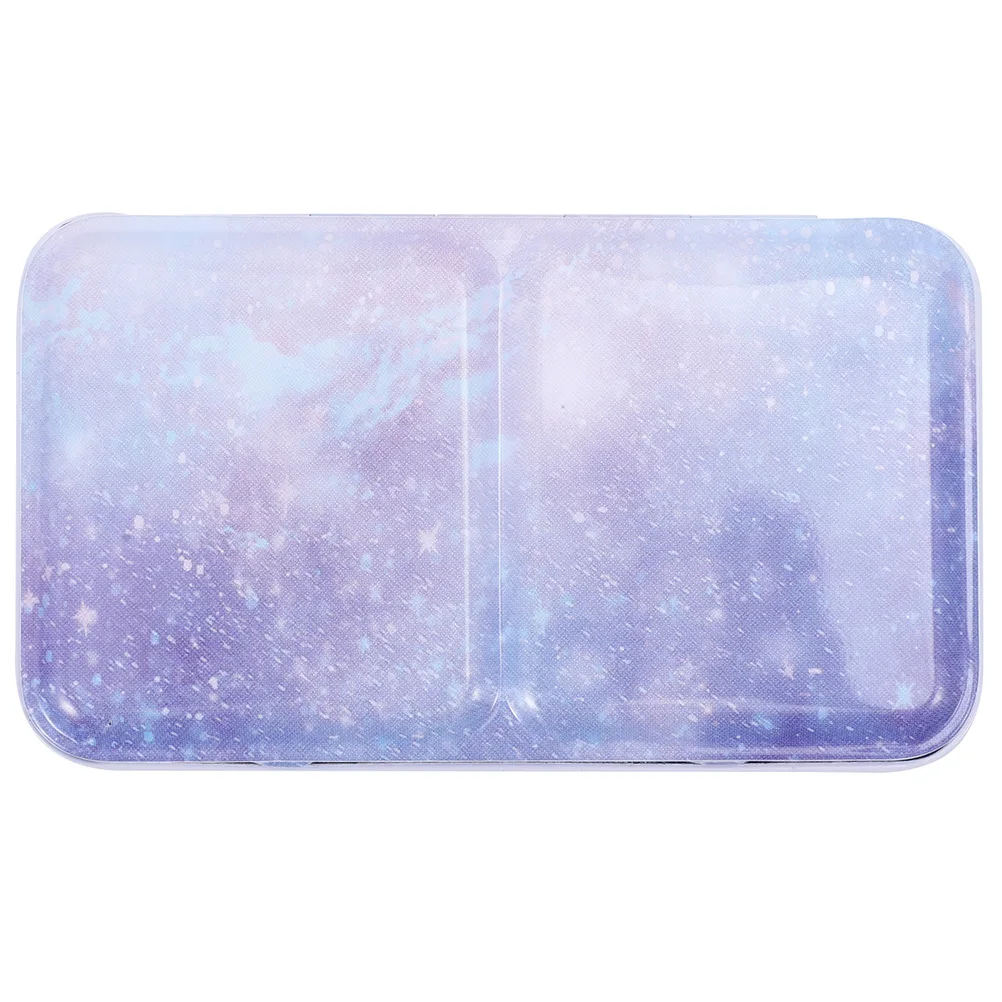 

1 Set Mixing Watercolor Storage Durable Premium Material Portable Acrylic Paint Box For Artists Reusable Color Display Case Oil