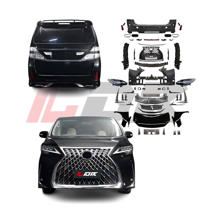 

Factory Quality Car Body Kit for Alphard 2008-2014 20 Series Upgrade to LM Style Auto Parts Front Bumper Headlight Taillight