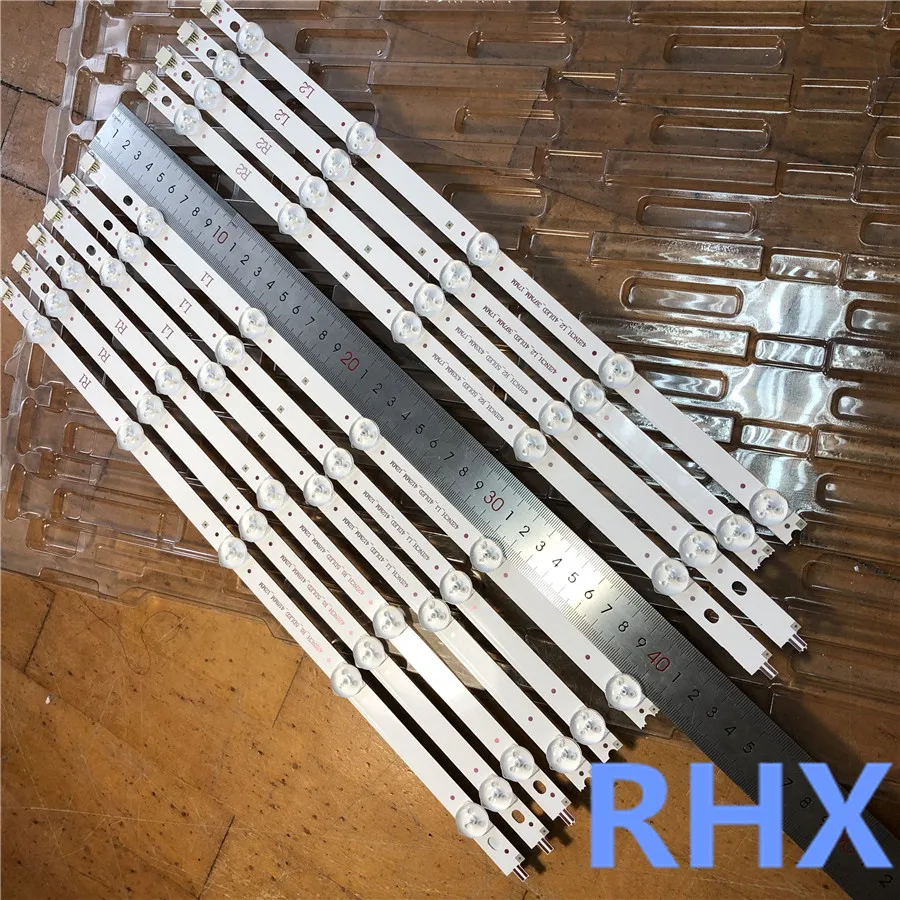 

10pcs LED Backlight Strip for 42inch TV 42LA620Z 42la620v 42LP360C 42LN570V L1+R1=824MM L2+R2=824MM