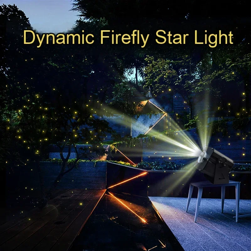 5W Adjustable Projection Light Firefly Laser Light Outdoor Dynamic IP65 Waterproof Park Scenic Spot Sky Atmosphere Light