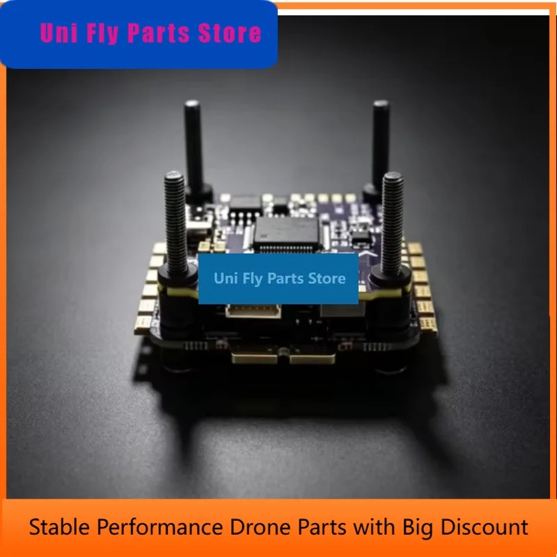UniFlyBrand New 1pcs Flycolor Raptor BLS-04 F4 Flight Controller Stack, 3V 5V 9V 50MHZ FC + 55A 65A 4-IN-1 ESC, 3-6S For FPV Dr