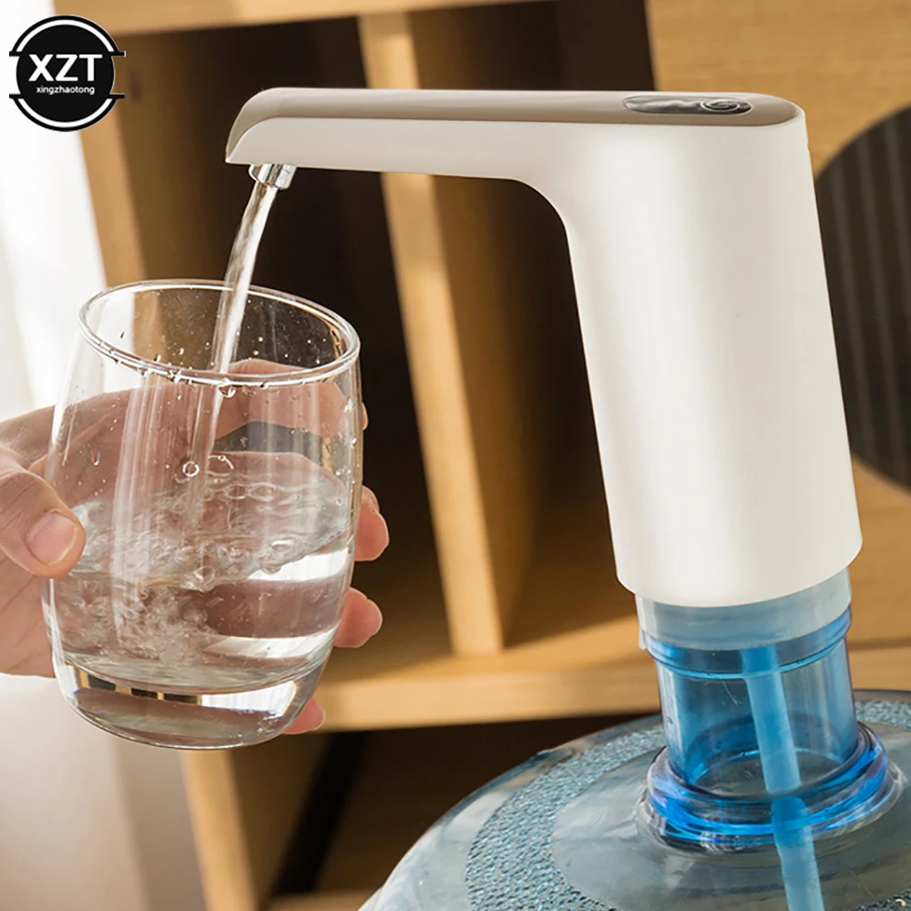 Portable USB Charging Automatic Electric Water Bottle Pump 4.5L/5L/75L/10L/11L/15L Button Control Drinking Pump Home