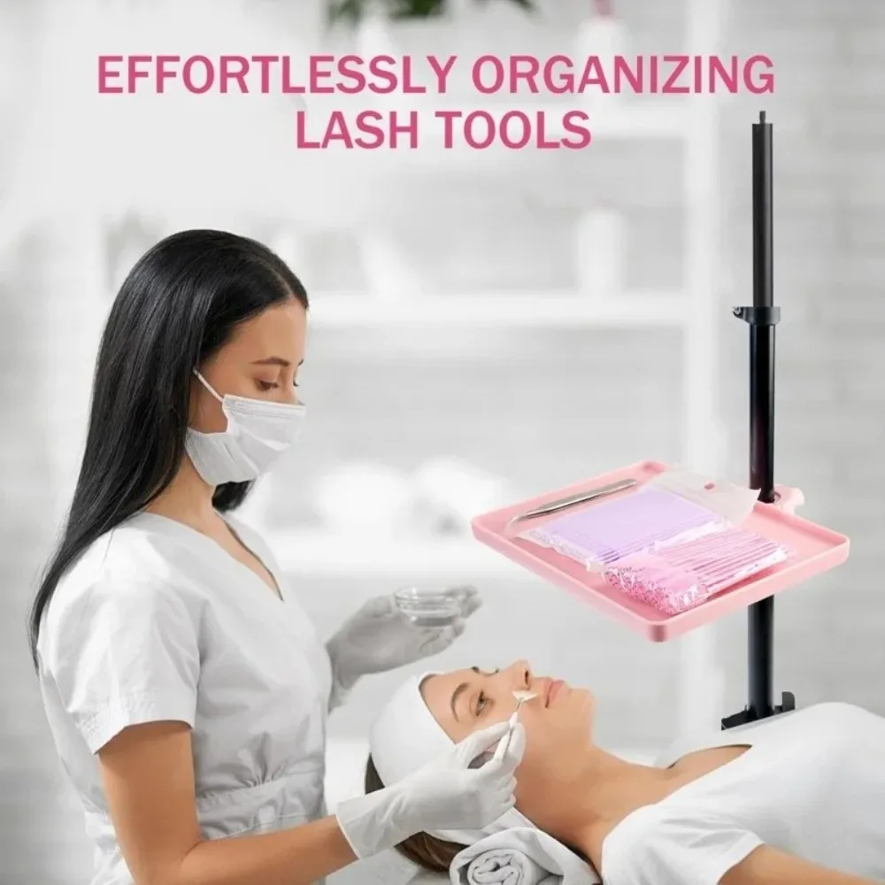 Verstelbare wimperladehouder Essentiële organizer Clip-on wimperverlengingsgereedschap Plastic make-up organizer Professioneel gebruik