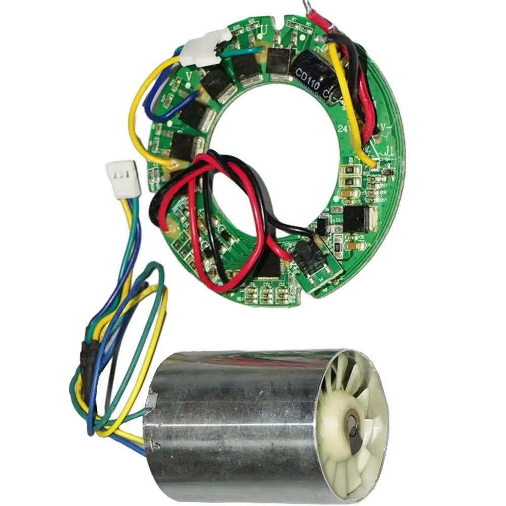6A Max 50W High Speed Fan Motor Electric Hair Dryer Aluminium Alloy Shell Three Phase Variable Motor DC10-24V Brushless Motor