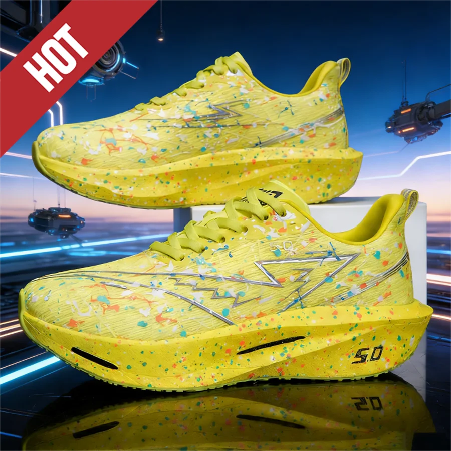 Running Shoes Carbon Board Speciality Marathon Men Sports Breathable Lightweight