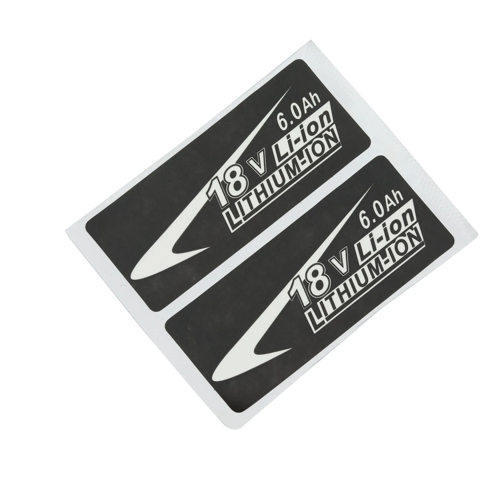 10 set di etichette adesive per batteria agli ioni di litio BL1830 da 18 V 6,0 Ah adatte per il logo della batteria da 18 V