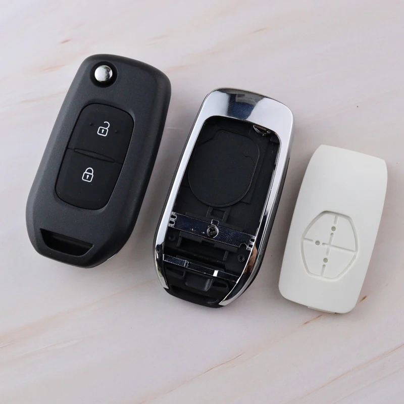 업그레이드 수정 자동차 키 Fob 케이스 쉘 하우징 Renault Dacia Logan Sandero Lodgy Dokker Duster Megane 4 3 Captur Symbol