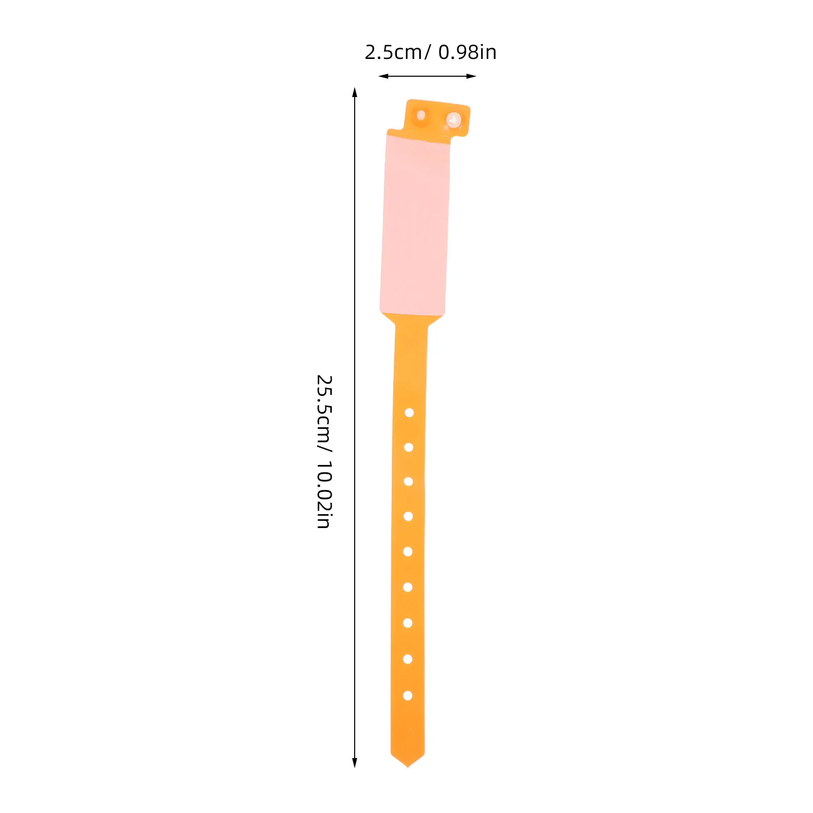 100 قطعة أساور تحديد المريض البلاستيكية الأساور الطبية فارغة مقاوم للماء المتاح مستشفى معرف العصابات المفاجئة إغلاق