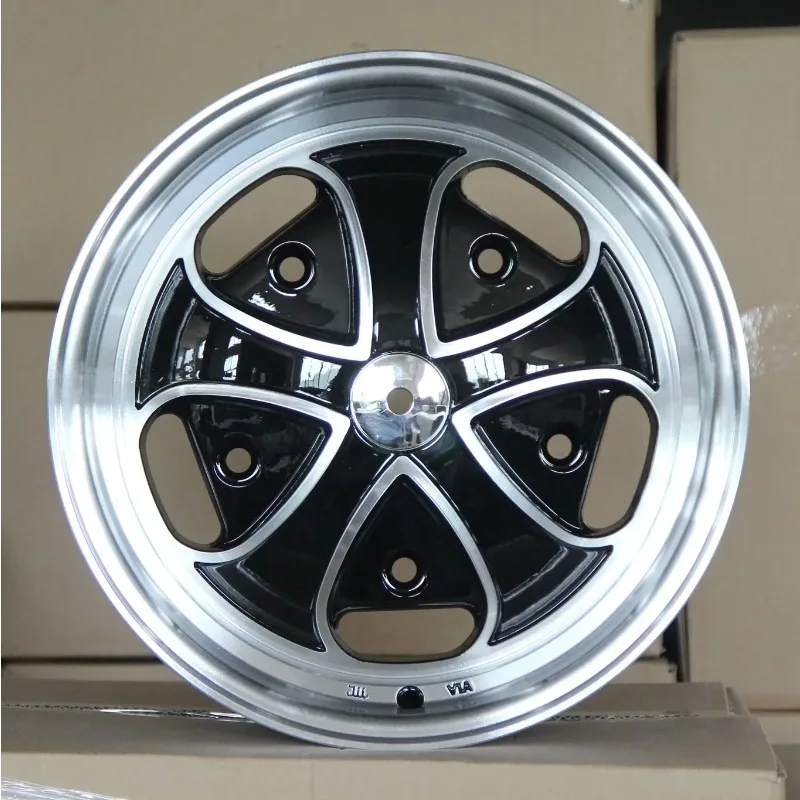 

4pcs Deep Dish PCD 5x205 Car Alloy Wheels 15 Inch Car Rims 15x5.5 Rim Wheel Fan Design Wheel For Machine Deep Lip