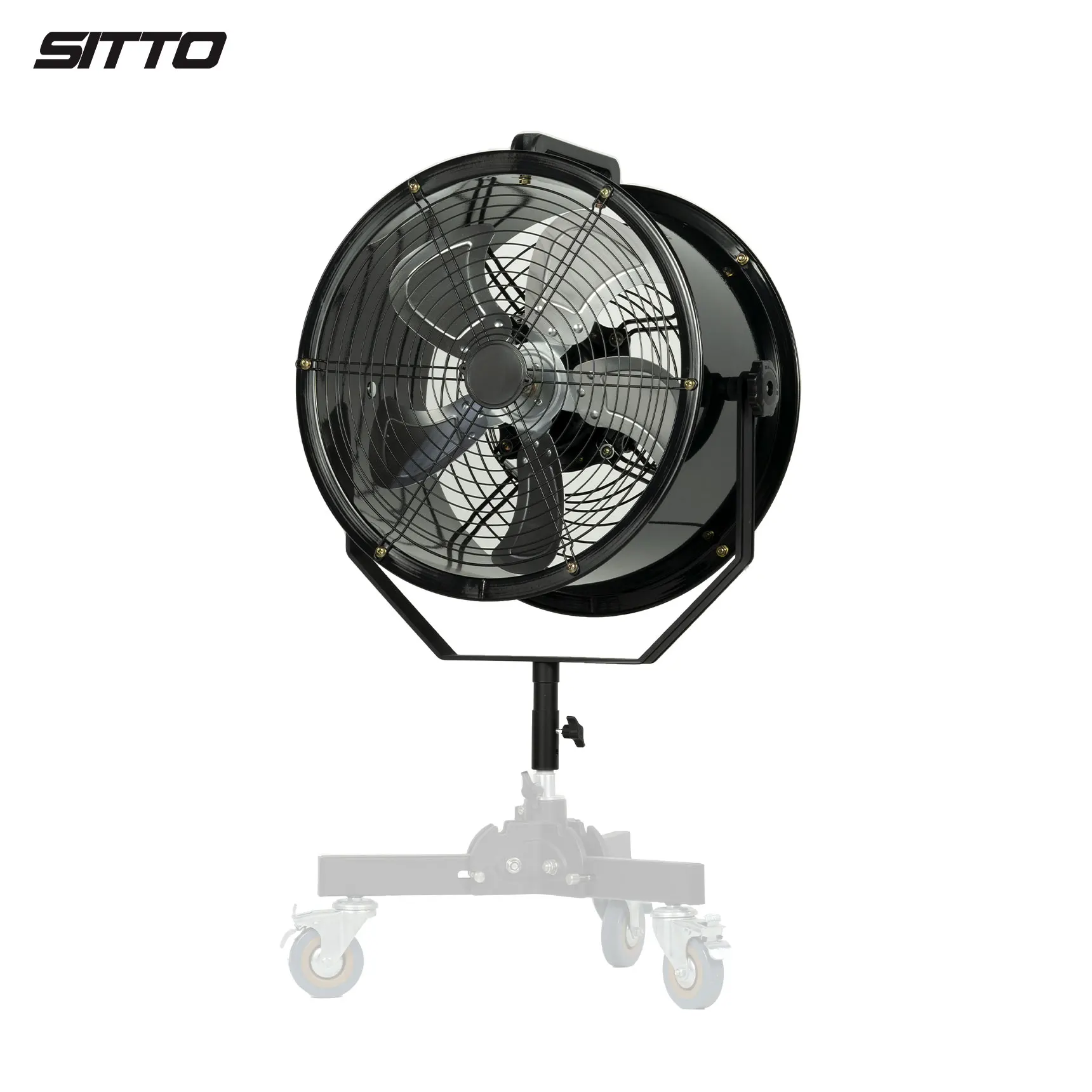 Secador de cabelo Selens SITOO 220V, configurações de 4 velocidades, aço carbono, alça incluída, direção ajustável para estúdios de filmes fotográficos