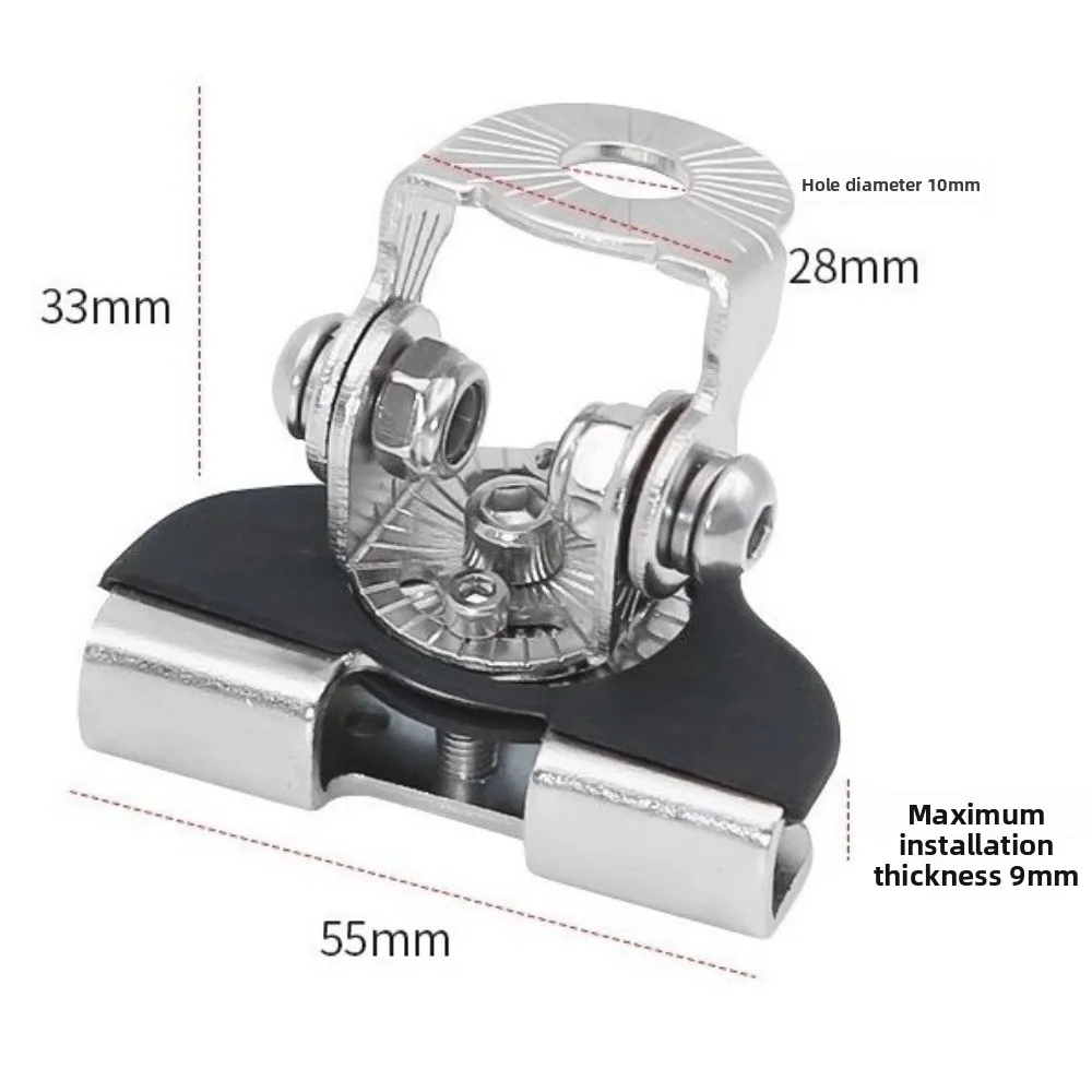 Metal LED Work Light Bracket Clamp Design Mounting Clip Hood Light Mount Bar Mounting Convenient Engine Cover Lamp Holder