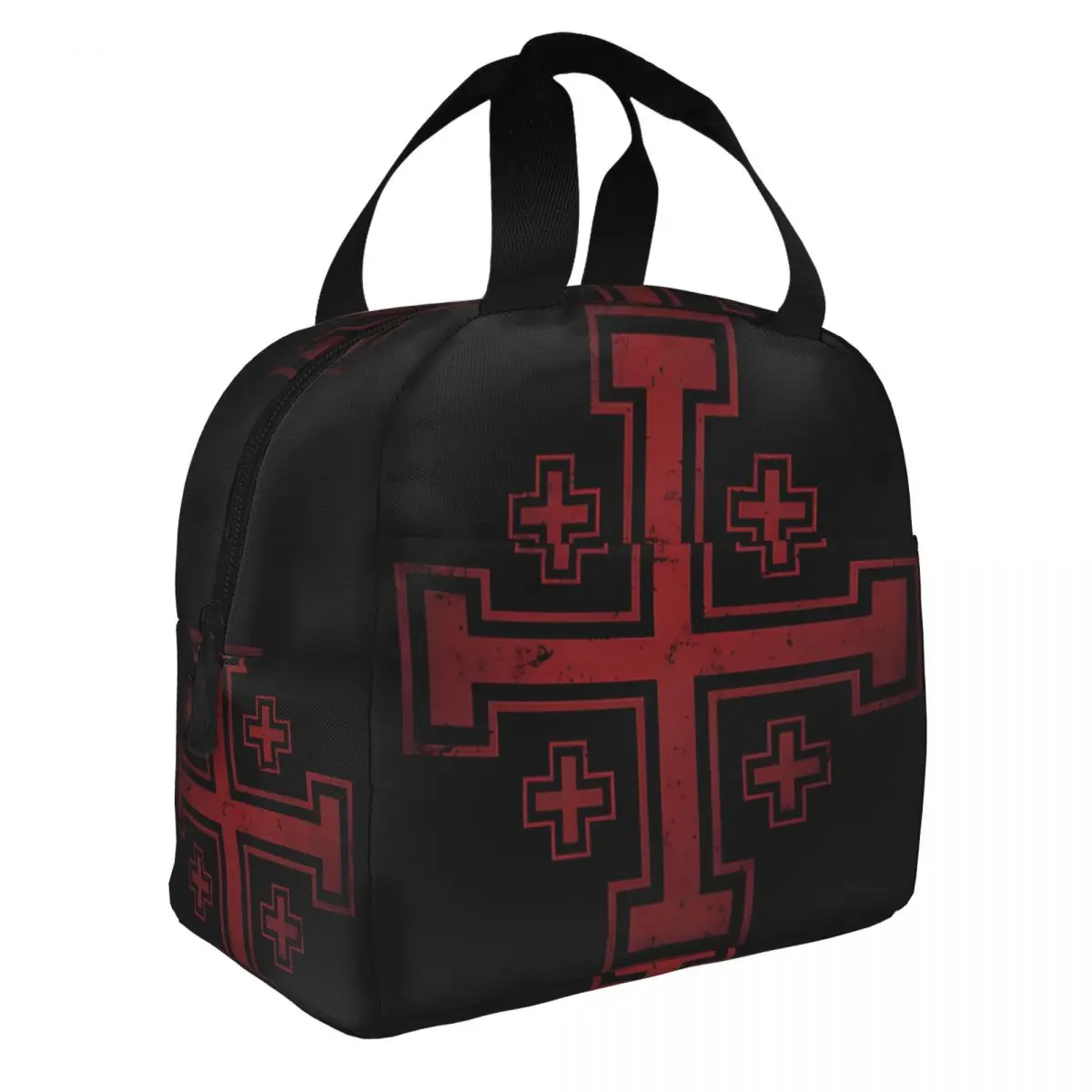 Strengthen Handles Picnic Storage Jerusalem Cross Medieval Knights Cross Crusader Aluminum Foil Insulation Jesus Weekend Picnic