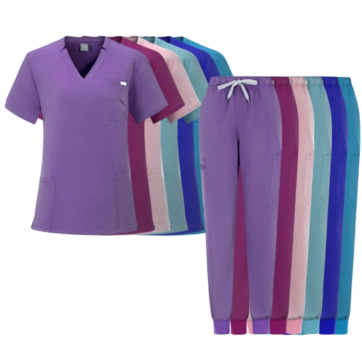 Wholesale Operating Room Hospital Working Set Uniform Scrubs Medical Supplies Nurse Dental Surgery Suit Workwear