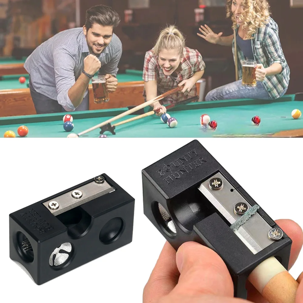 

Professional Cue Tip Shaper Billiards Repair Kit High Precision Tip Sharpener Multifunctional Curvature Adjuster Cue Care Kit