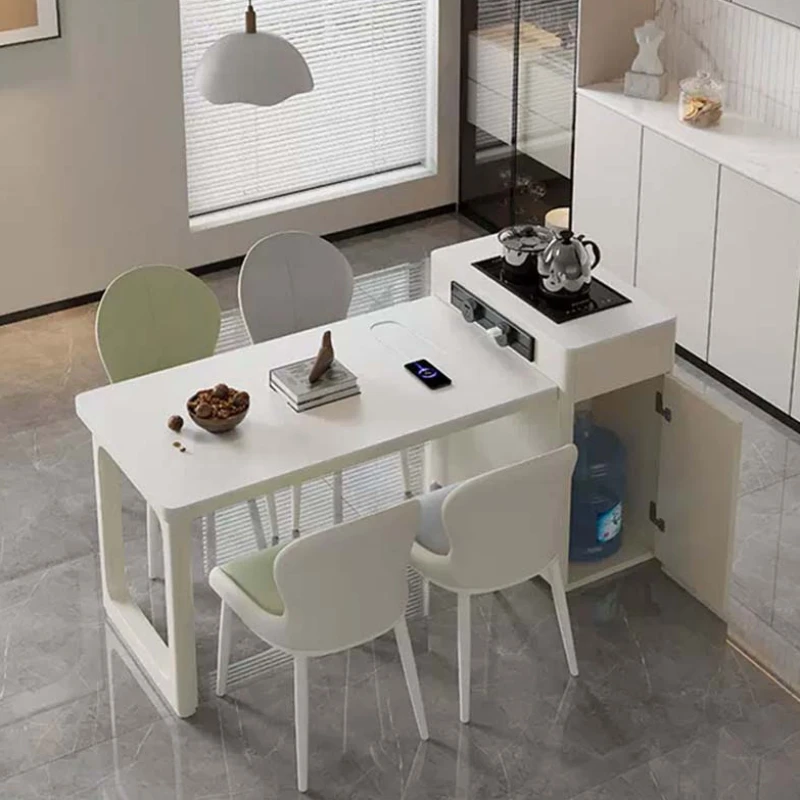 

Luxury Modern Kitchen Table Designer Storage Salon Living Room Dining Table Luxury Rectangular Lounge Muebles Trendy Furniture