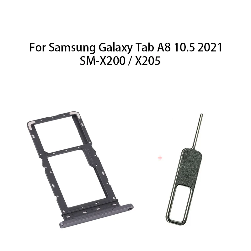 SIM & Micro SD Card Tray for Samsung Galaxy Tab A8 10.5 (2021) LTE SM-X205 Sim Tray