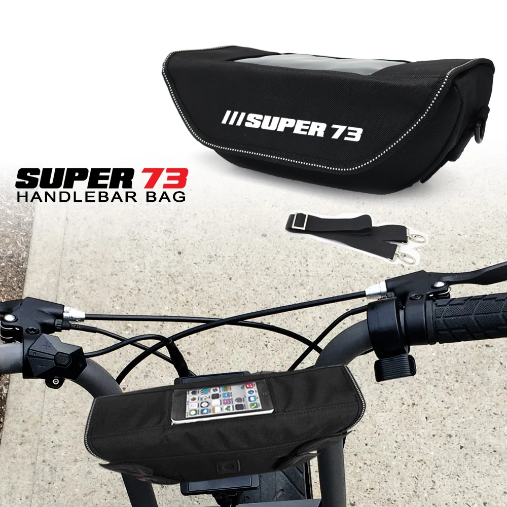 

For Super 73-S1 73-S2 73-Z1 73-ZX 73-RX 73 2022 Series Motorcycle Handlebar bag waterproof handlebar travel navigation bag