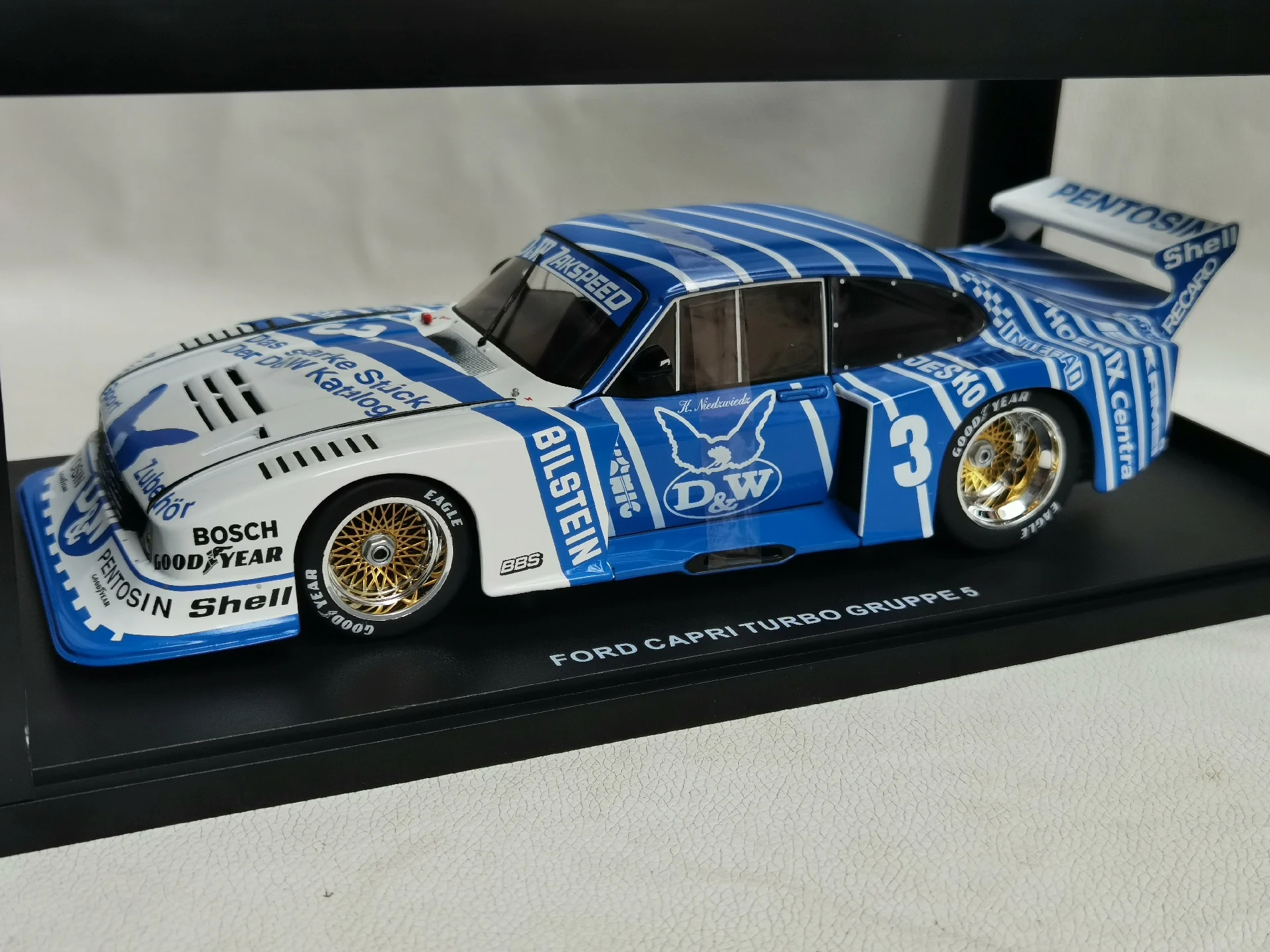 

Diecast WERK83 1/18 Scale FORD Capri Turbo Gr 5 DRM 1982 Ford Racing Driver: Klaus Niedzwiedz #3 Alloy Car Model Collectible Toy