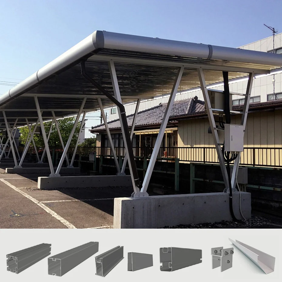 Solar Power System Carport with EV Charger Premium Solar Mounting Solution