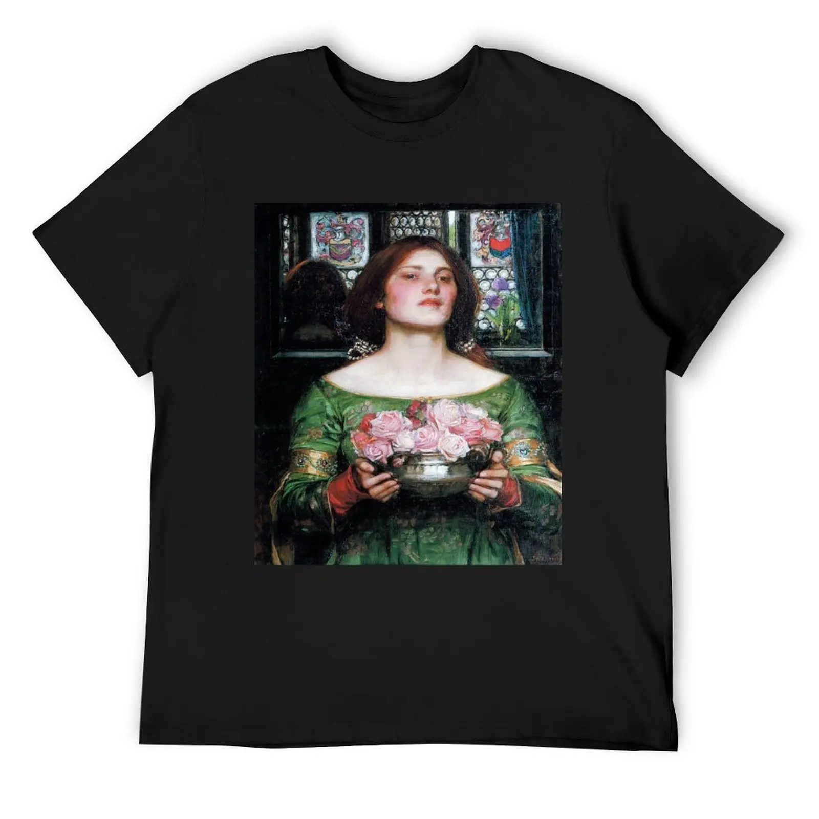 John William Waterhouse - Rosebuds T-Shirt vintage graphic tee tees man t shirt sweat shirts, men