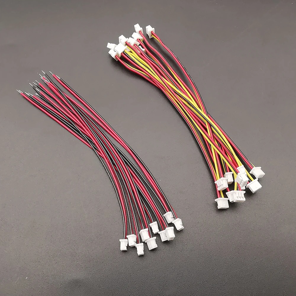 10 Stück Mini JST 1,25mm Pitch MX1.25 2/3/4/5/6/8 Pins Einseitige / Gleichgerichtete Buchsen-Steckverbinder 28AWG