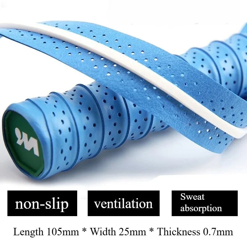 Anti-slip Sport Over Grip Tape Tennis Overgrips Sweatband Badminton Racket Grips Sweat Band Porous Fishing Rods OverGrip Band